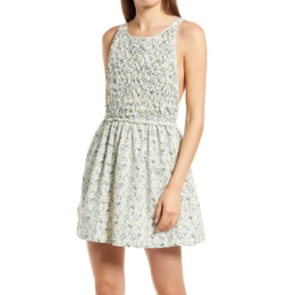 NWT Free People Petunia Micro Floral Mini Dress - Picture 3 of 13
